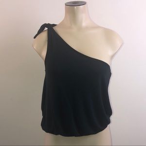 2 for $13 // American Eagle Soft & Sexy One Shoulder Black Tank